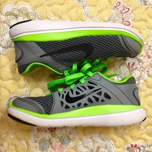 Neon Green Nike Running Shoes